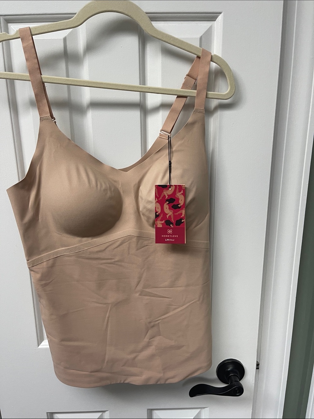 Honeylove Nude Shaping Camisole with Built-In Cups
